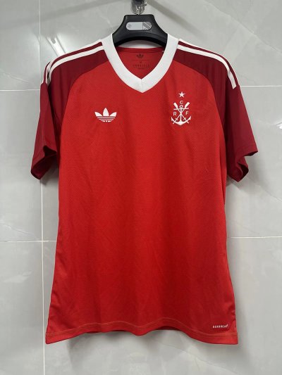 2526 Flamengo red goalkeeper Soccer Jersey